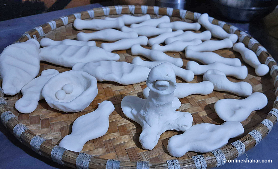 Traditional Bagiya, the Tharu steamed rice-flour delicacy of Nepal's Terai region