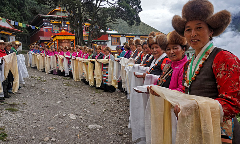 A Sherpa guide in the Everest region of Nepal