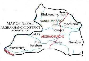 Scenery of Arghakhanchi District, Nepal