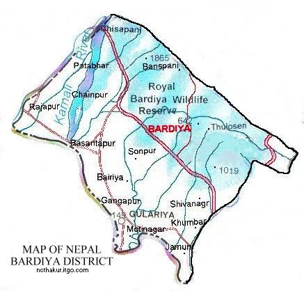 Scenery of Bardiya District, Nepal