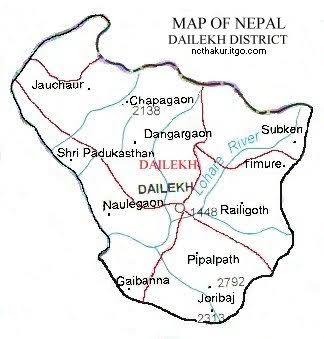 Scenery of Dailekh District, Nepal