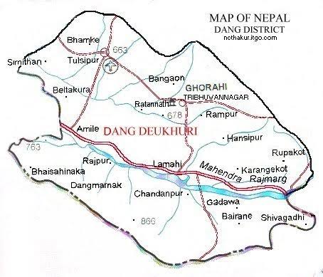 दाङ जिल्लाको दृश्य