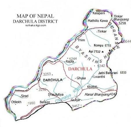 Scenery of Darchula District, Nepal