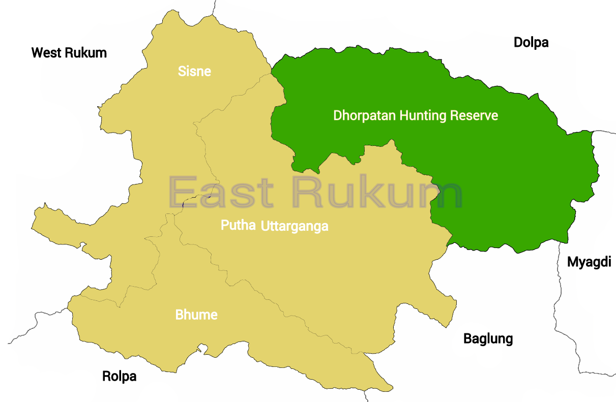 Scenery of Eastern Rukum District, Nepal
