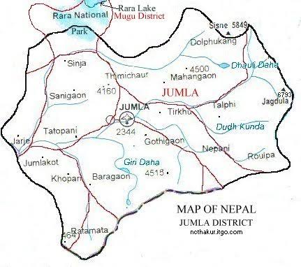 जुम्ला जिल्लाको दृश्य