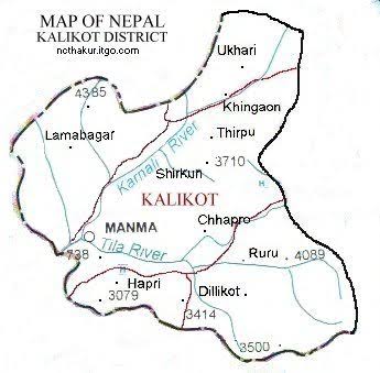 कालिकोट जिल्लाको दृश्य