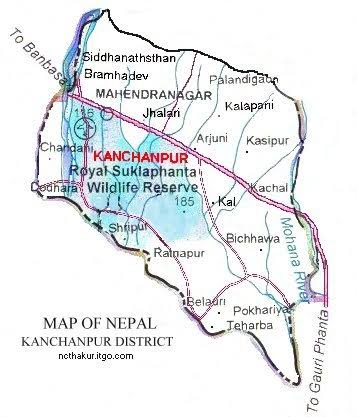 Scenery of Kanchanpur District, Nepal