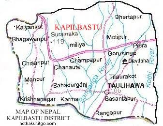 कपिलवस्तु जिल्लाको दृश्य