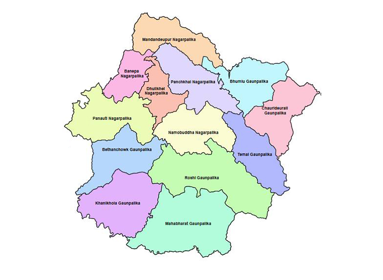 Scenery of Kavrepalanchok District, Nepal