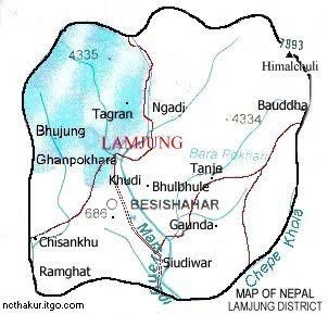 लमजुङ जिल्लाको दृश्य