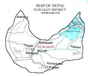 नुवाकोट जिल्लाको दृश्य