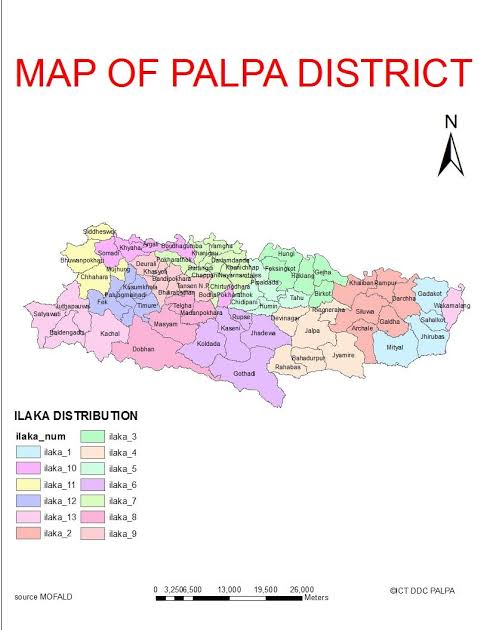 Scenery of Palpa District, Nepal