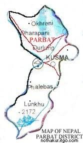 Scenery of Parbat District, Nepal