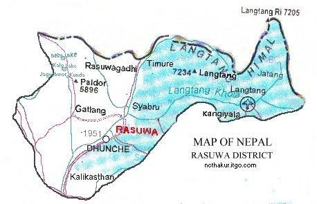 Scenery of Rasuwa District, Nepal