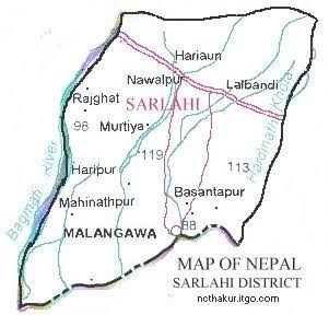 Scenery of Sarlahi District, Nepal
