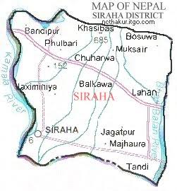 सिराहा जिल्लाको दृश्य