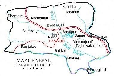 तनहुँ जिल्लाको दृश्य