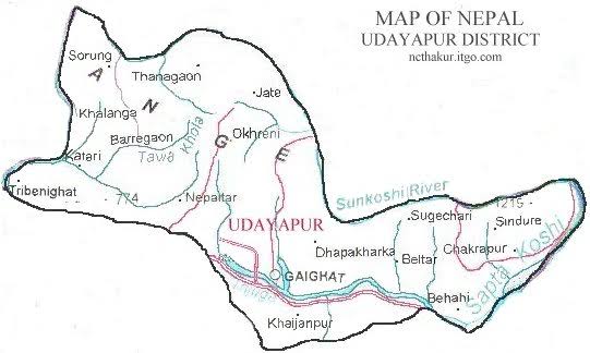 उदयपुर जिल्लाको दृश्य