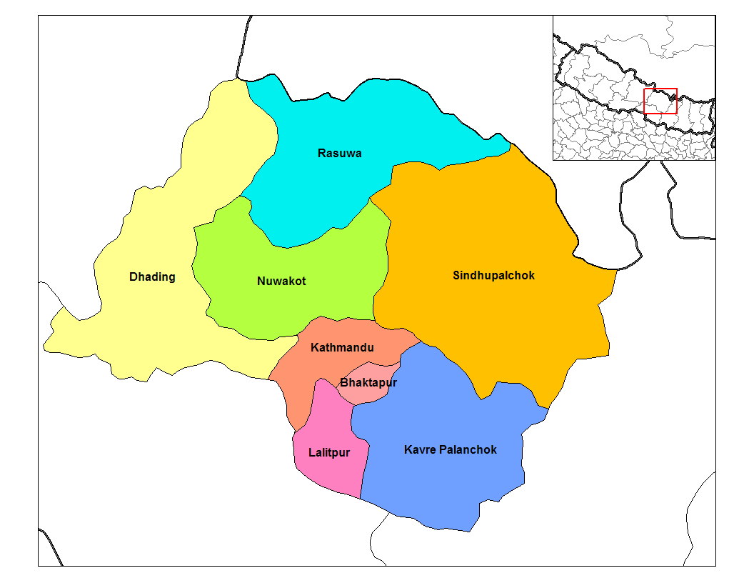 Scenery of Bagmati Province, Nepal